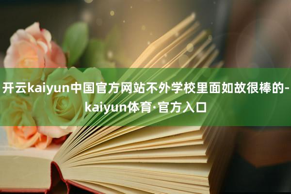 开云kaiyun中国官方网站不外学校里面如故很棒的-kaiyun体育·官方入口